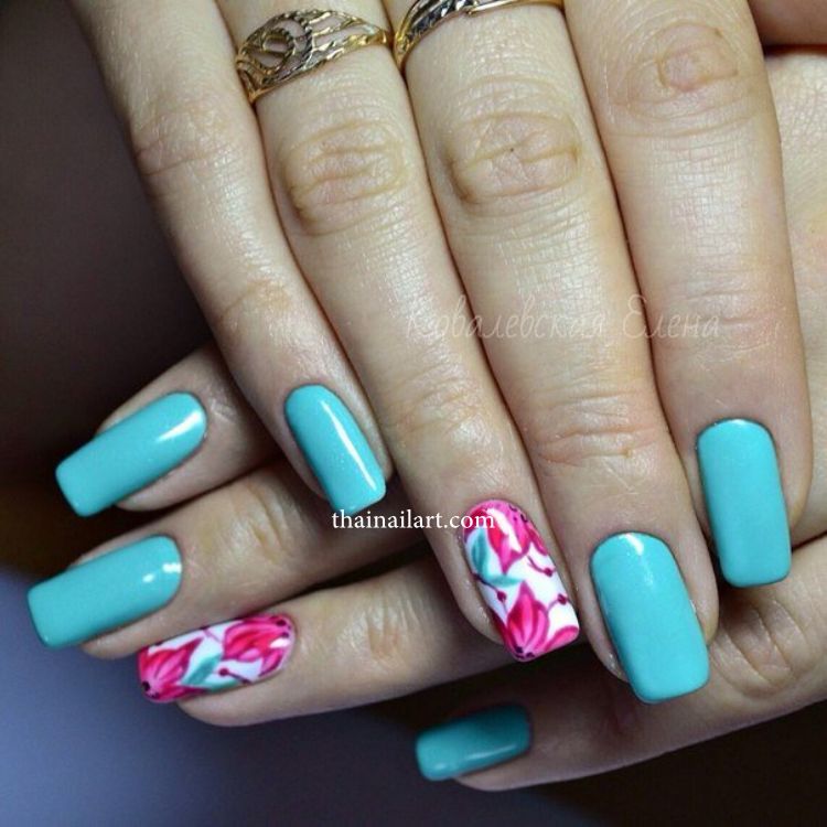 flowers-nails