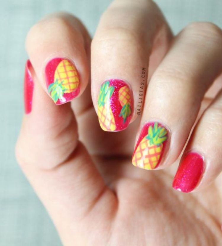 pineapple-nails